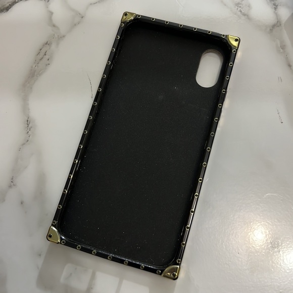 IPhone XS phone case | used frequently but in great condition | black and gold - Picture 2 of 3